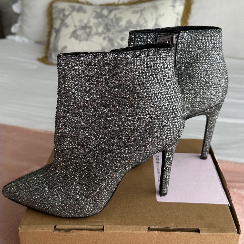 Jessica Simpson Rhinestone Ankle Booties - Picture 3 of 6